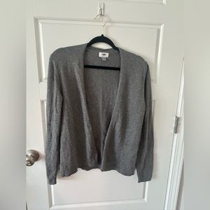 2/$20 Gray Open Front Cardigan Sweater